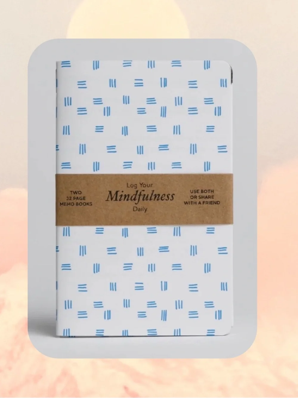 🎉handmade Mindfulness Logbook — pocket size, morning & evening reflections